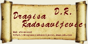 Dragiša Radosavljević vizit kartica